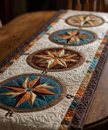 Starbound Trails Quilted Table Runner