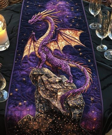 Starflare Flight Quilted Table Runner