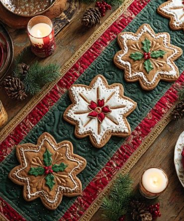 Starlit Eve Quilted Table Runner