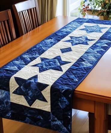 Starry Serenity Quilted Table Runner