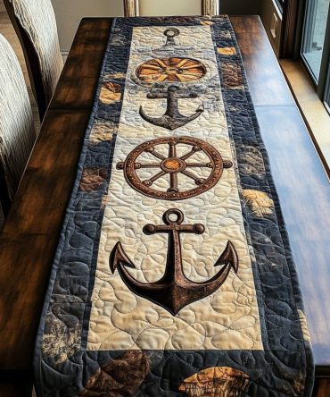 Steady Tide Quilted Table Runner