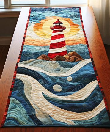 Stormwatch Sentinel Quilted Table Runner