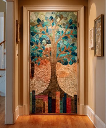 Story Corner Quilted Door Cover