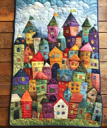 Street Life Quilted Table Runner