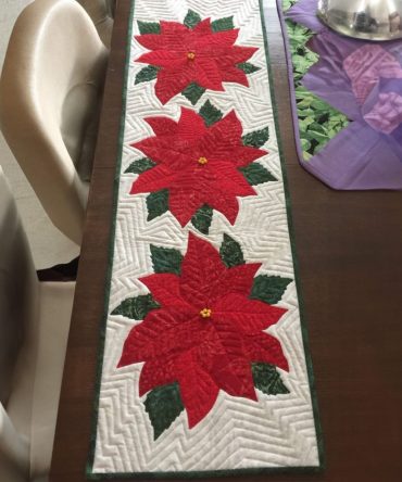 Sugarplum Dance Quilted Table Runner