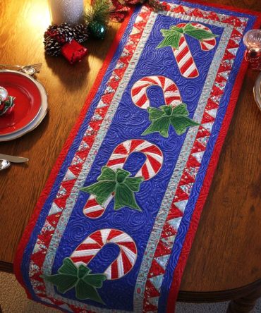 Sugarplum Dreams Quilted Table Runner