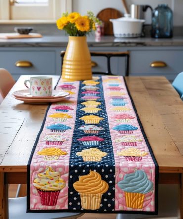 Sugary Bliss Quilted Table Runner