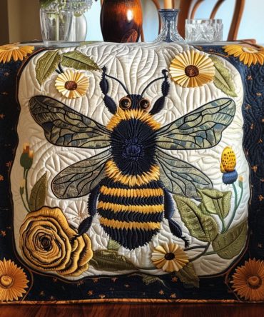 Summer Bloom Quilted Table Runner