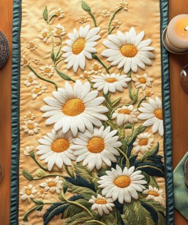 Summer Bloom Quilted Table Runner