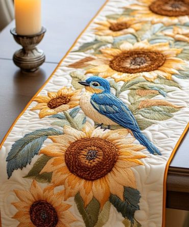 Summer Glow Quilted Table Runner