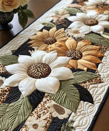 Summer Glow Quilted Table Runner