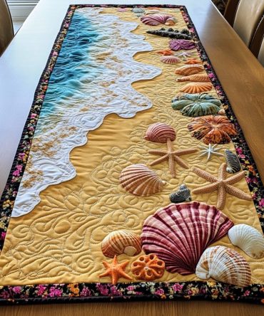 Summer Shore Quilted Table Runner