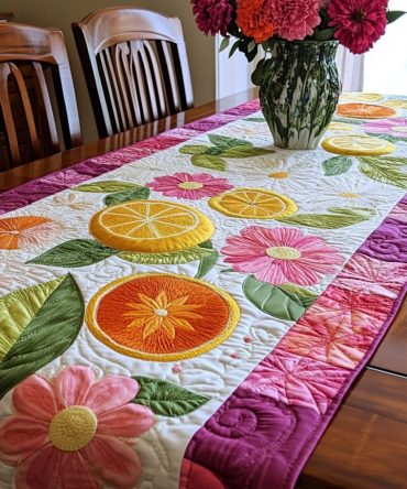 Summer Spread Quilted Table Runner