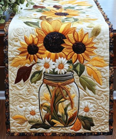 Summer Sunshine Quilted Table Runner
