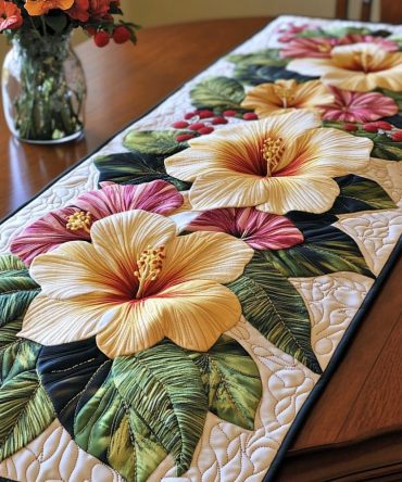 Summer Vibes Quilted Table Runner