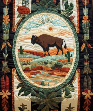 Sun Spirit Quilted Table Runner