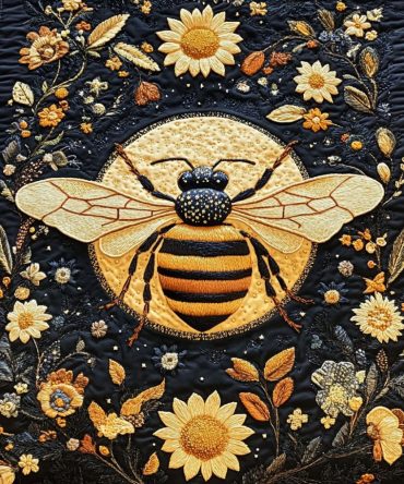 Sunflower Queen Quilted Table Runner