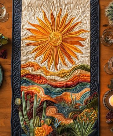 Sunkissed Dunes Quilted Table Runner