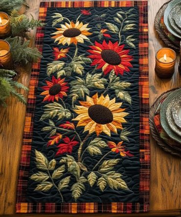 Sunkissed Splendor Quilted Table Runner