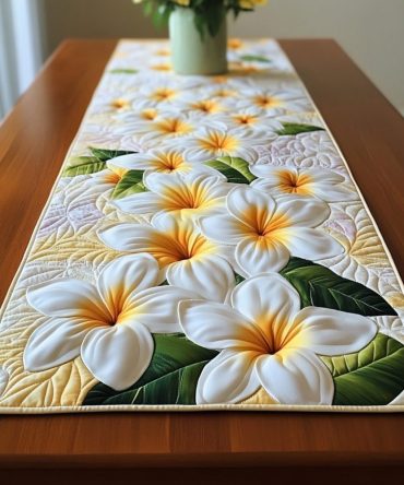 Sunlit Bloom Quilted Table Runner
