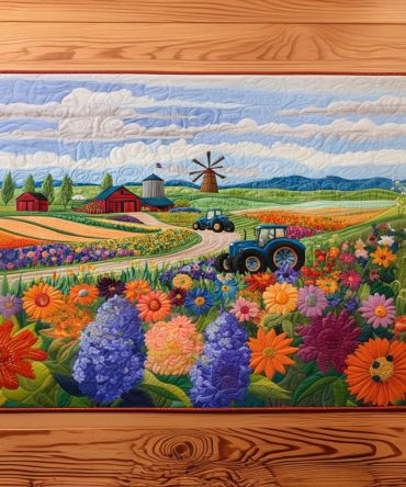Sunlit Harvest Quilted Table Runner