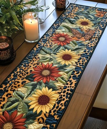 Sunlit Path Quilted Table Runner