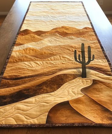 Sunlit Sands Quilted Table Runner