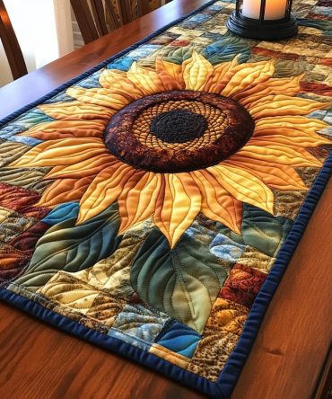 Sunny Bliss Quilted Table Runner