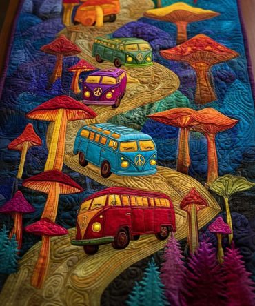 Sunny Escape Quilted Table Runner