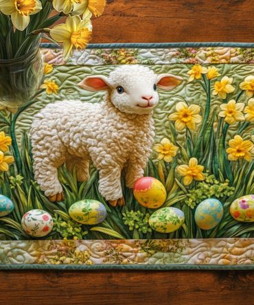 Sunrise Resurrection Quilted Table Runner