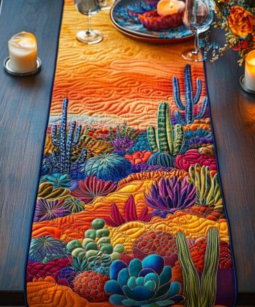 Sunset Trails Quilted Table Runner