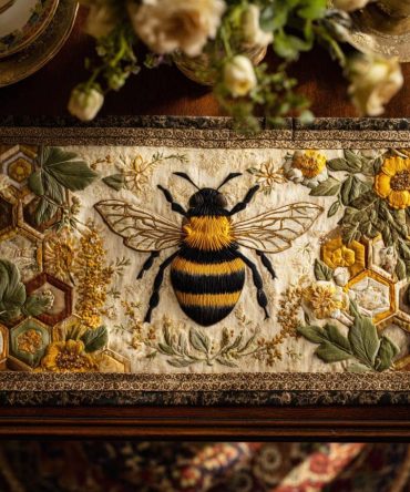 Sweet Flight Quilted Table Runner