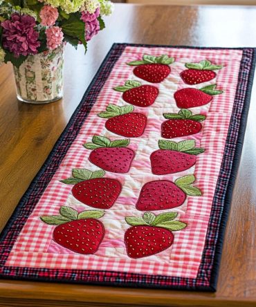 Sweet Harvest Quilted Table Runner