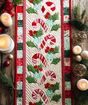 Sweet Noel Quilted Table Runner