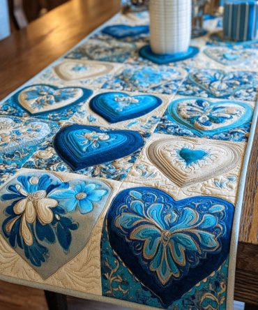Sweet Petals Quilted Table Runner