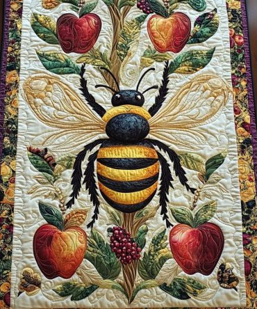 Sweet Pollen Quilted Table Runner