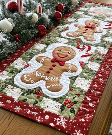 Sweet Spice Delight Quilted Table Runner