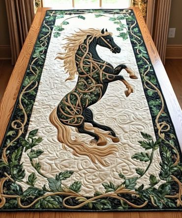 Swift Gallop Quilted Table Runner