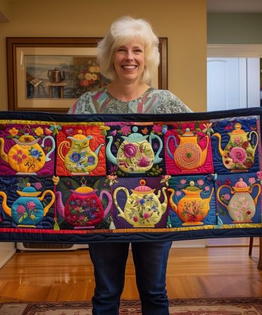 Tea Time Quilted Table Runner