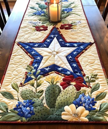 Texas Fields Quilted Table Runner