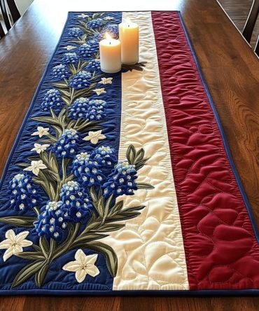 Texas Pride Quilted Table Runner