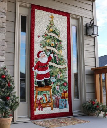 The Joy Of Claus Quilted Door Cover