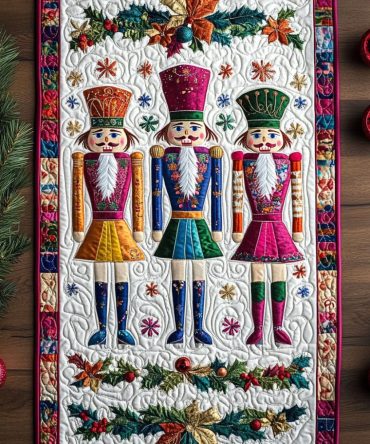 The Nutcrackers Ballet Quilted Table Runner