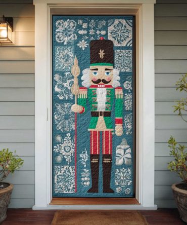 The Royal Nutcracker Quilted Door Cover