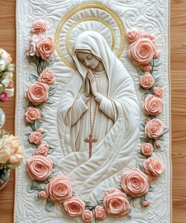 The Silent Grace Quilted Table Runner