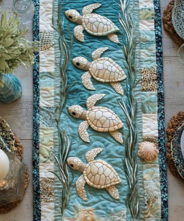 Tidepool Nomad Quilted Table Runner
