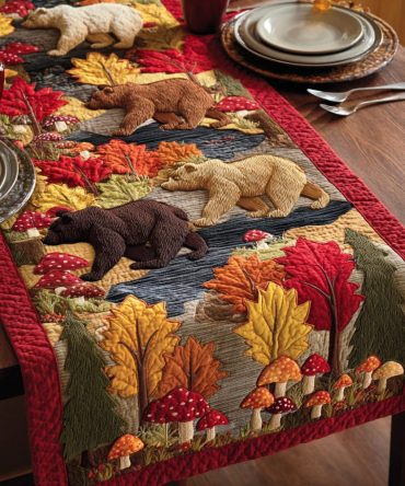 Timber Trails Quilted Table Runner