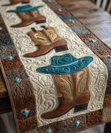 Timber West Quilted Table Runner