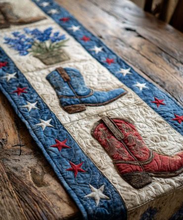 Timber West Quilted Table Runner