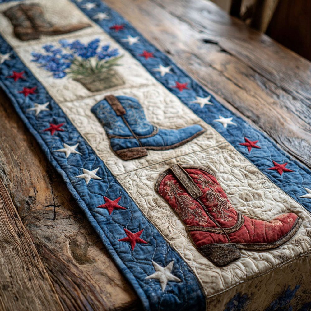 Timber West Quilted Table Runner